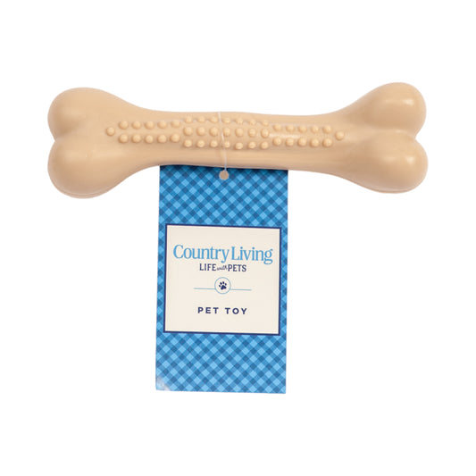 Juguete masticable de nailon Country Living para perros (sabor a pollo), ideal para masticadores empedernidos.