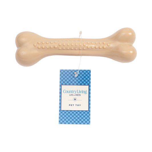 Juguete masticable de nailon Country Living para perros (sabor a pollo), ideal para masticadores empedernidos.