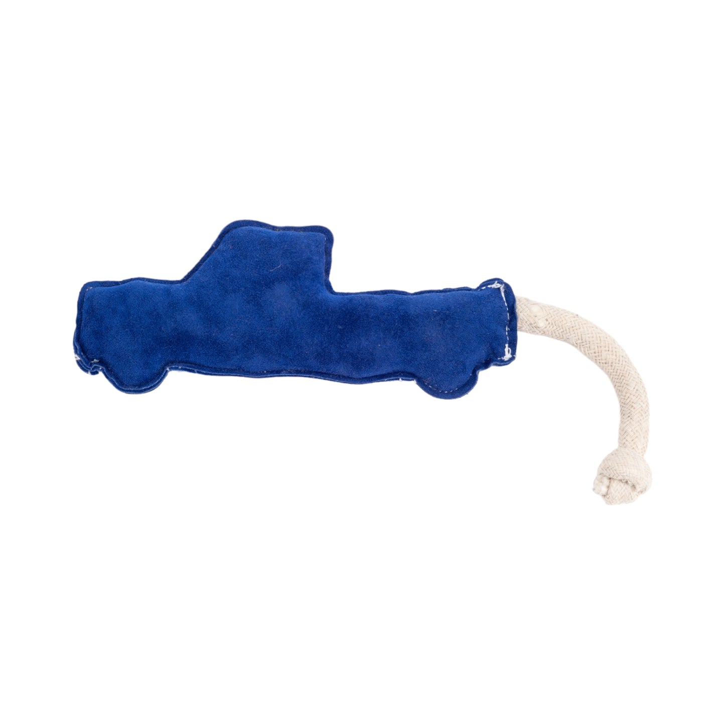 Juguete masticable para perros Country Living de piel sintética en forma de camioneta azul, duradero, seguro y no tóxico.