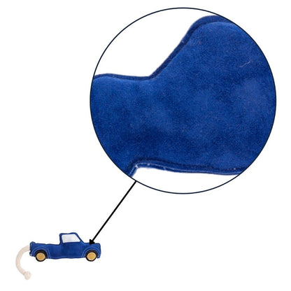 Juguete masticable para perros Country Living de piel sintética en forma de camioneta azul, duradero, seguro y no tóxico.