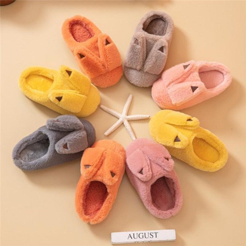 Stevvex plush fur slippers set for couples in assorted colors, fuzzy anti-skid house slippers on Tampa Home & Garden Store