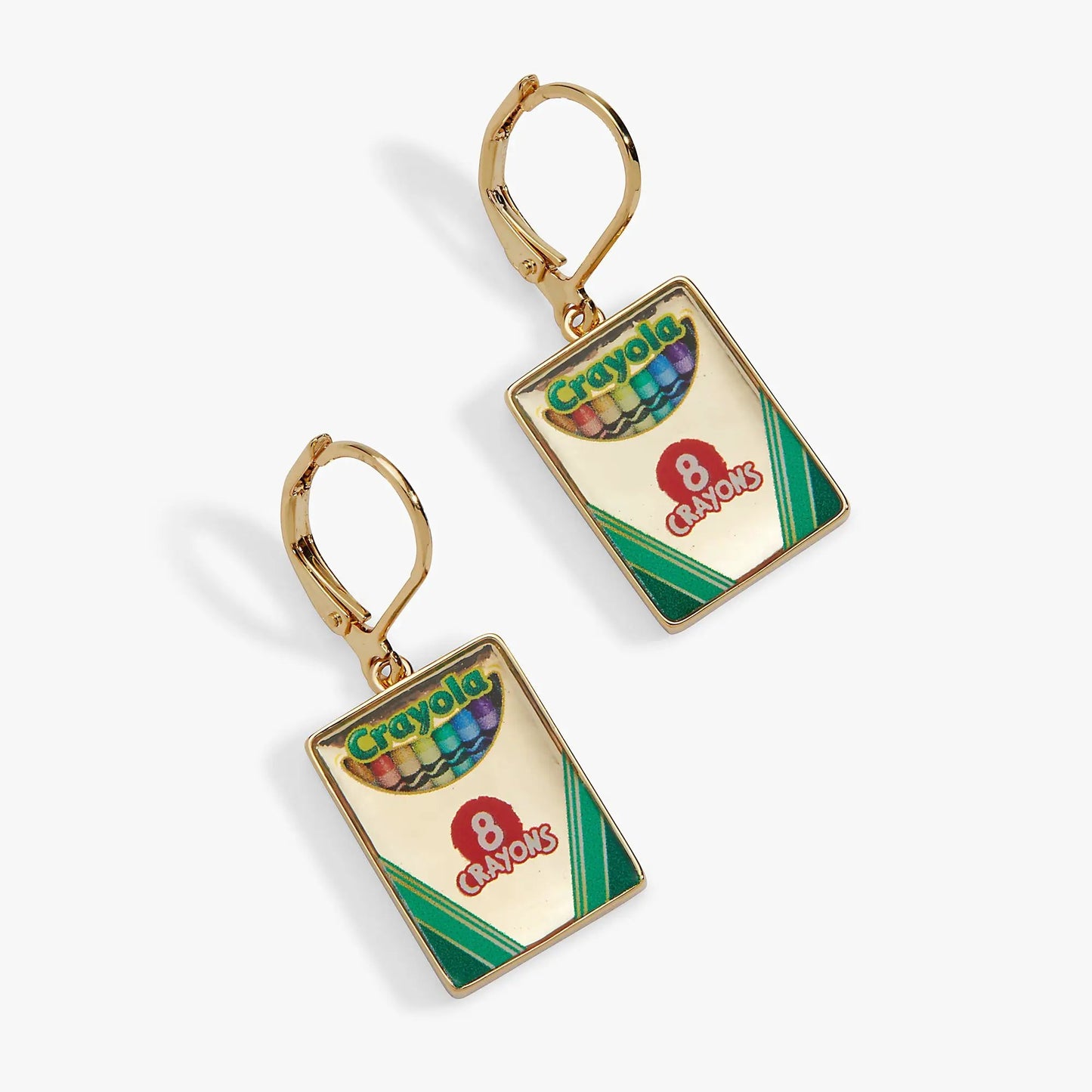 Crayon Box Earrings to Teach Is to Color Forever