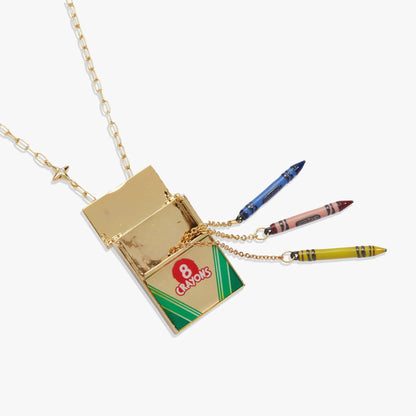 Crayola Crayon Box Locket for Teacher Gift Idea