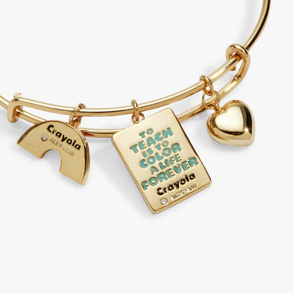 Crayola Teacher Color Charm Bangle for Educators
