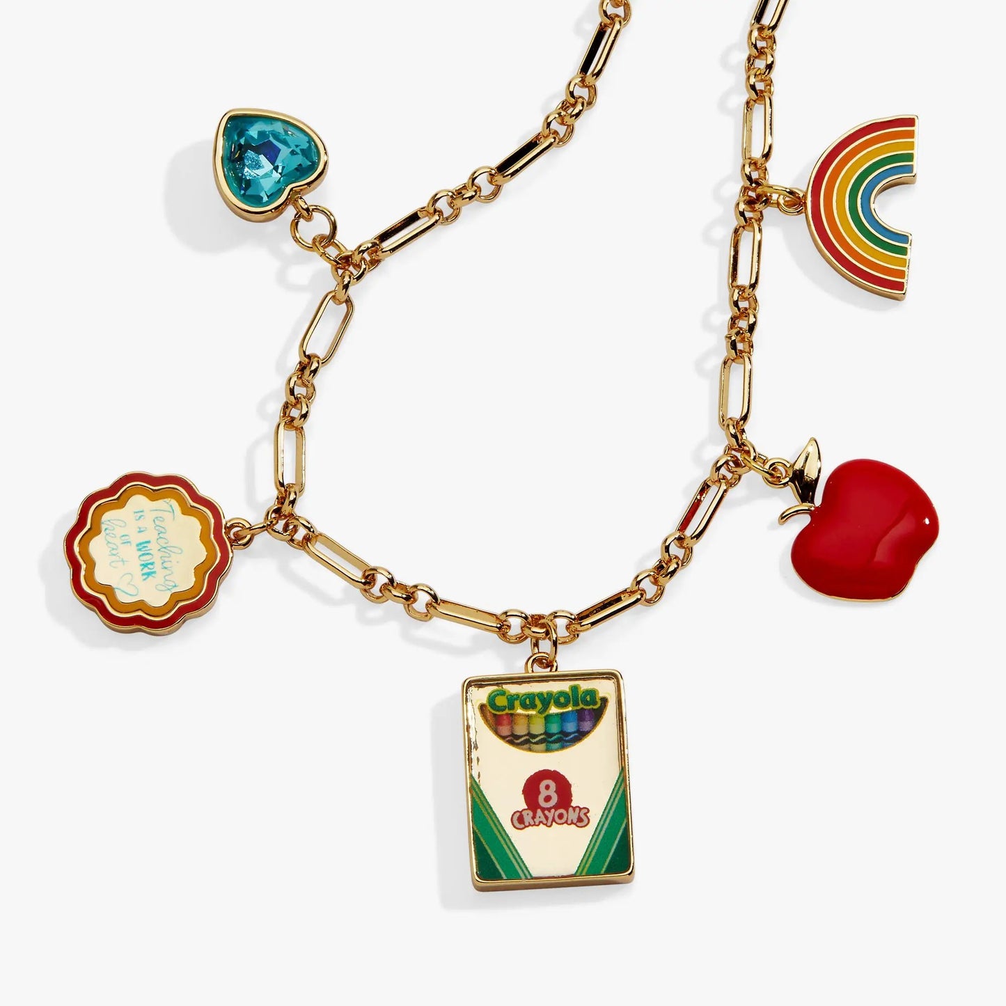 Crayola Teaching Is a Work of Heart Bracelet