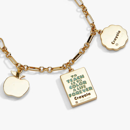 Crayola Teaching Is a Work of Heart Bracelet