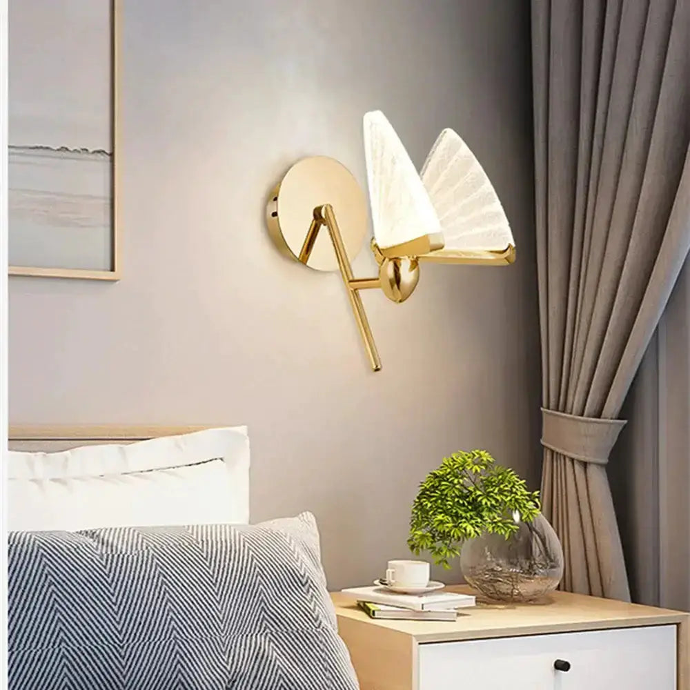 Creative Colorful Butterfly LED Wall Lamp Bedroom