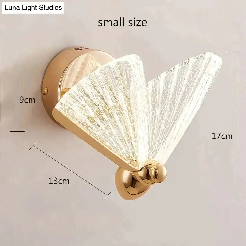 Creative Colorful Butterfly LED Wall Lamp Bedroom