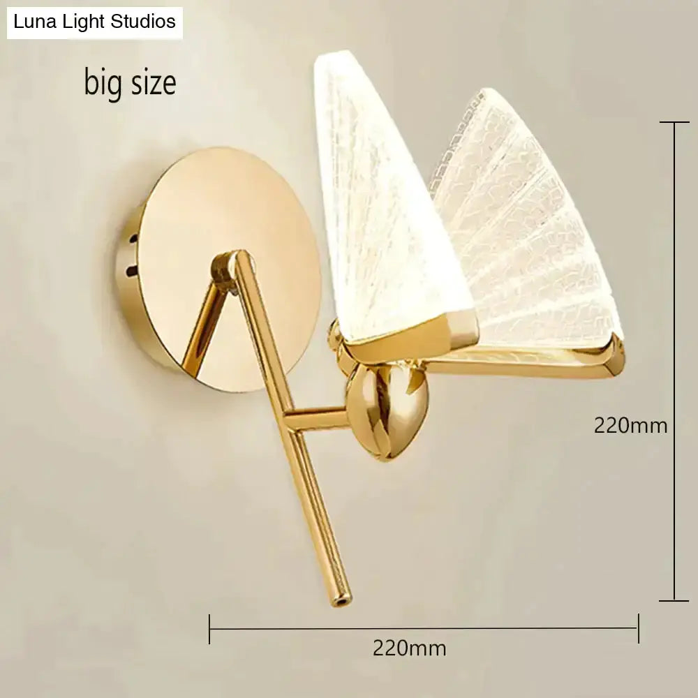 Creative Colorful Butterfly LED Wall Lamp Bedroom