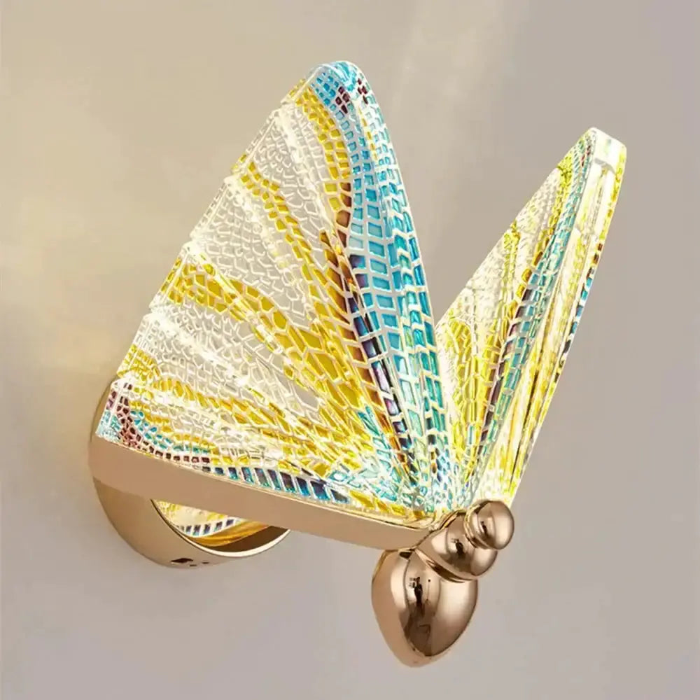 Creative Colorful Butterfly LED Wall Lamp Bedroom