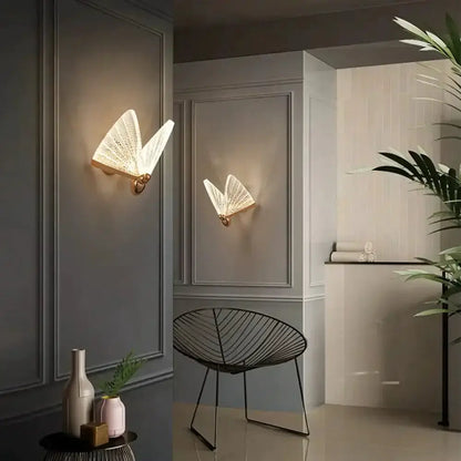 Creative Colorful Butterfly LED Wall Lamp Bedroom