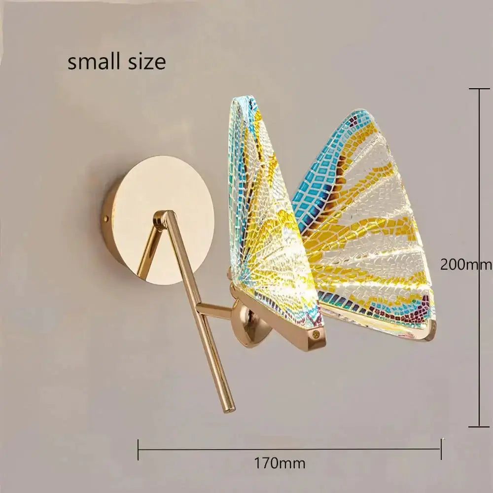 Creative Colorful Butterfly LED Wall Lamp Bedroom
