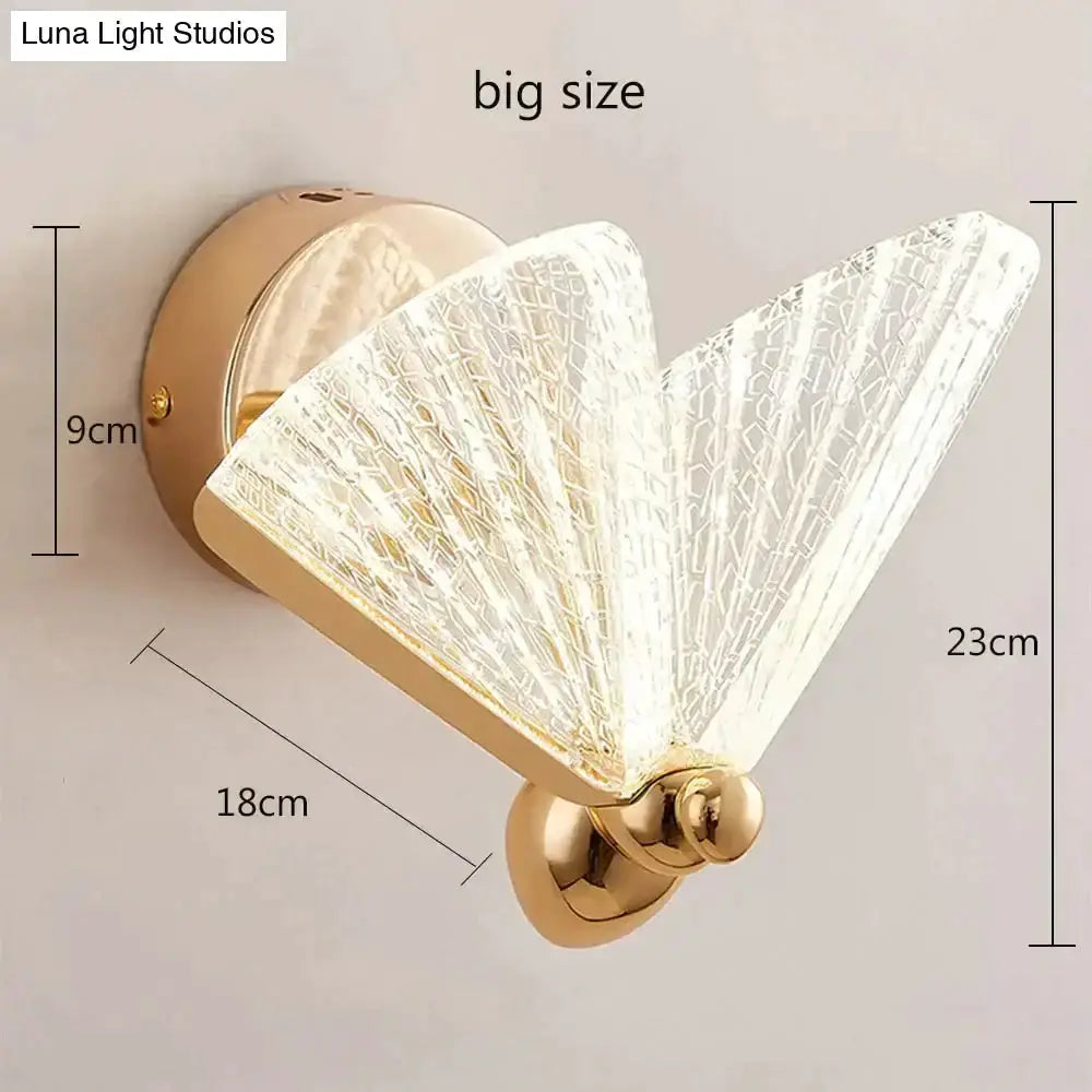 Creative Colorful Butterfly LED Wall Lamp Bedroom