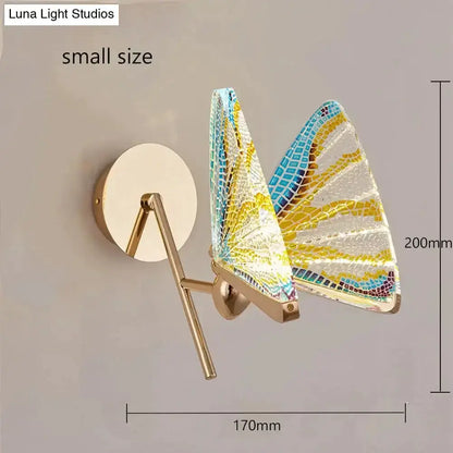 Creative Colorful Butterfly LED Wall Lamp Bedroom