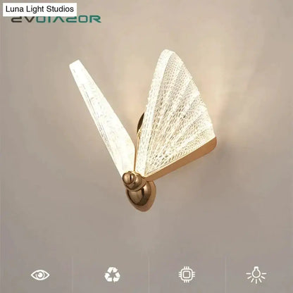 Creative Colorful Butterfly LED Wall Lamp Bedroom