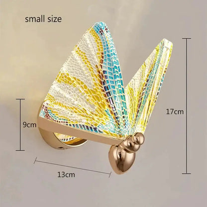 Creative Colorful Butterfly LED Wall Lamp Bedroom