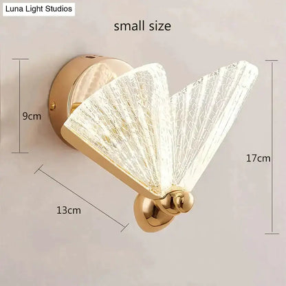 Creative Colorful Butterfly LED Wall Lamp Bedroom