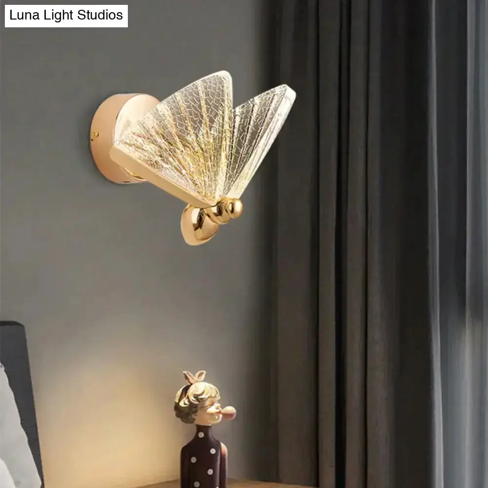 Creative Colorful Butterfly LED Wall Lamp Bedroom