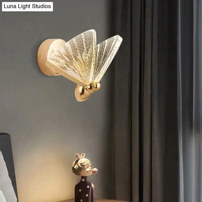 Creative Colorful Butterfly LED Wall Lamp Bedroom