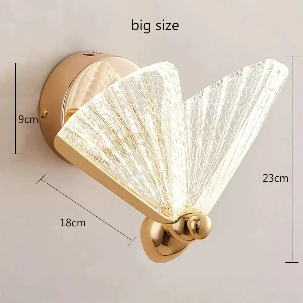 Creative Colorful Butterfly LED Wall Lamp Bedroom