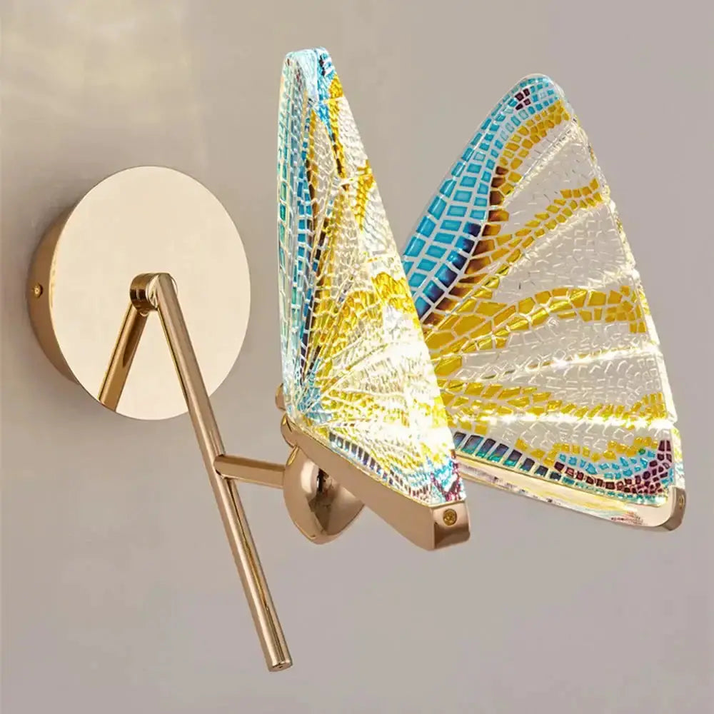 Creative Colorful Butterfly LED Wall Lamp Bedroom