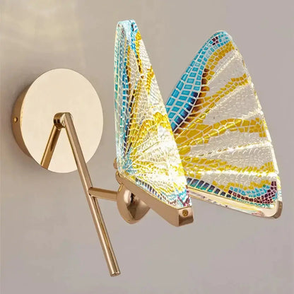 Creative Colorful Butterfly LED Wall Lamp Bedroom