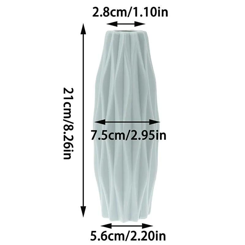 Creative White Ceramic Flower Vase Centerpiece