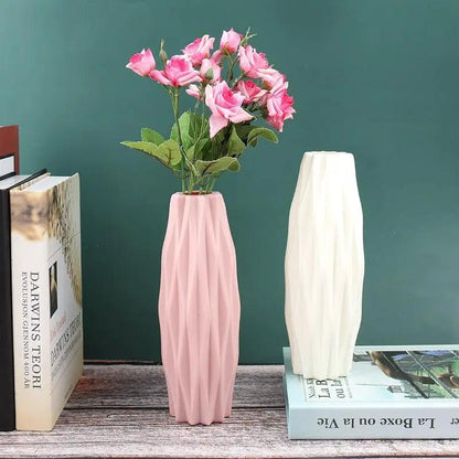 Creative White Ceramic Flower Vase Centerpiece