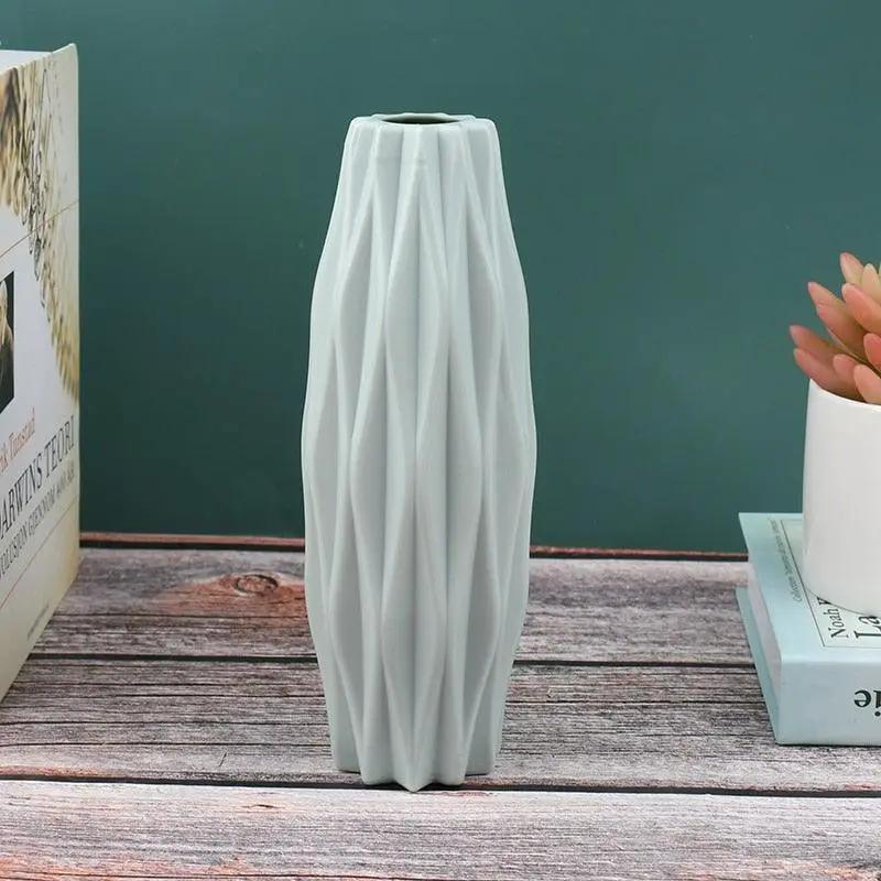 Creative White Ceramic Flower Vase Centerpiece