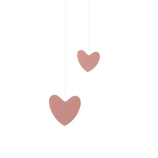 Creative Heart-shaped Butterfly Flower Children's Room Ceiling Lamp Chandelier Bedroom Lamps - Tampa Home & Garden Store