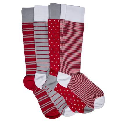 Crimson Arch Support Dress Socks Four Pack