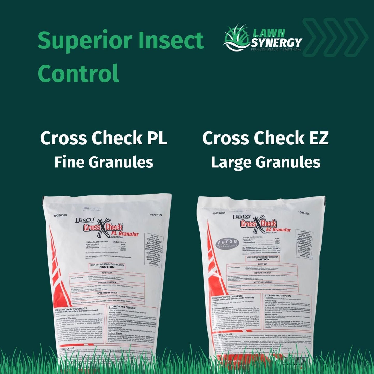 Lesco Crosscheck Insecticide Cross Check Insecticide Granular