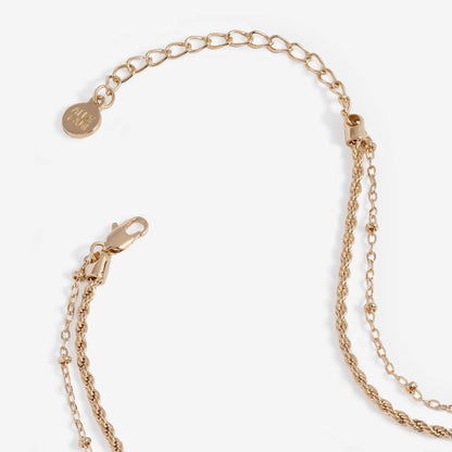 Crystal Dragonfly Double Layer Necklace gold-tone chain by ALEX AND ANI on Tampa Home & Garden Store