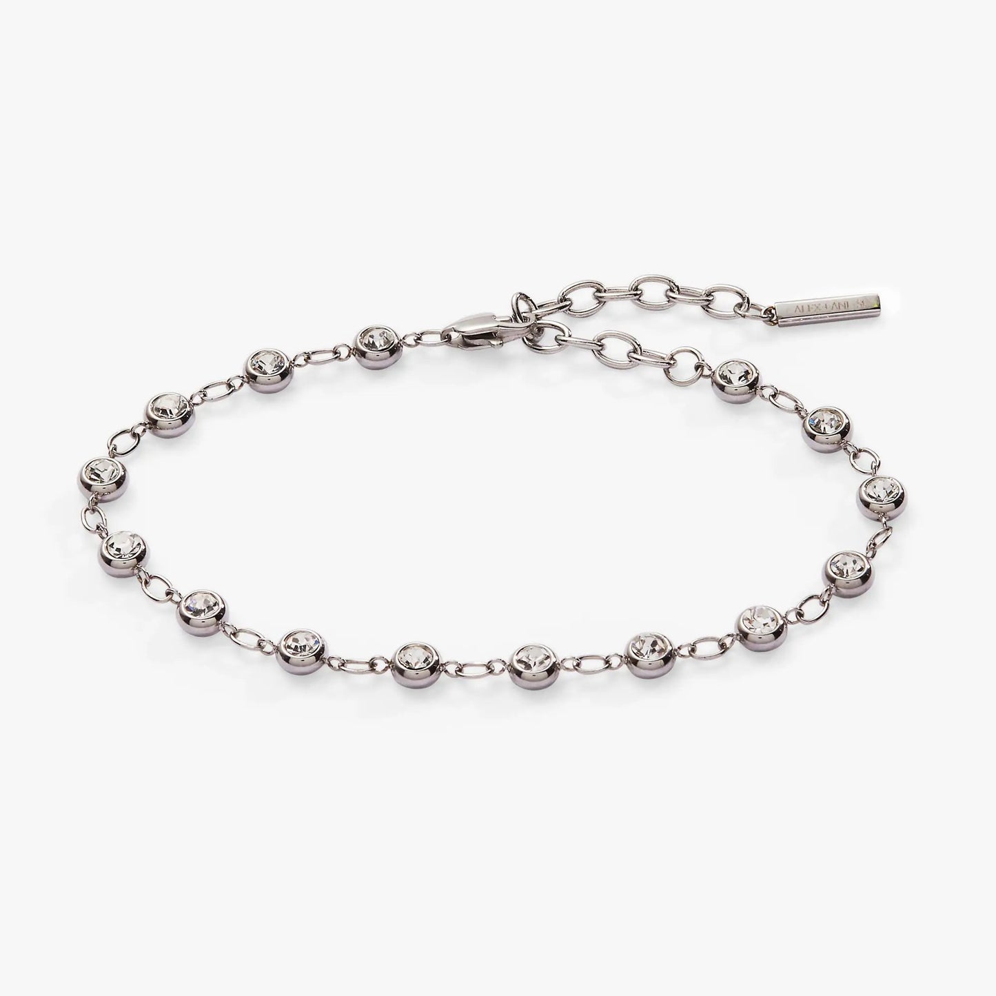 Crystal Pebble Bracelet with Adjustable Length