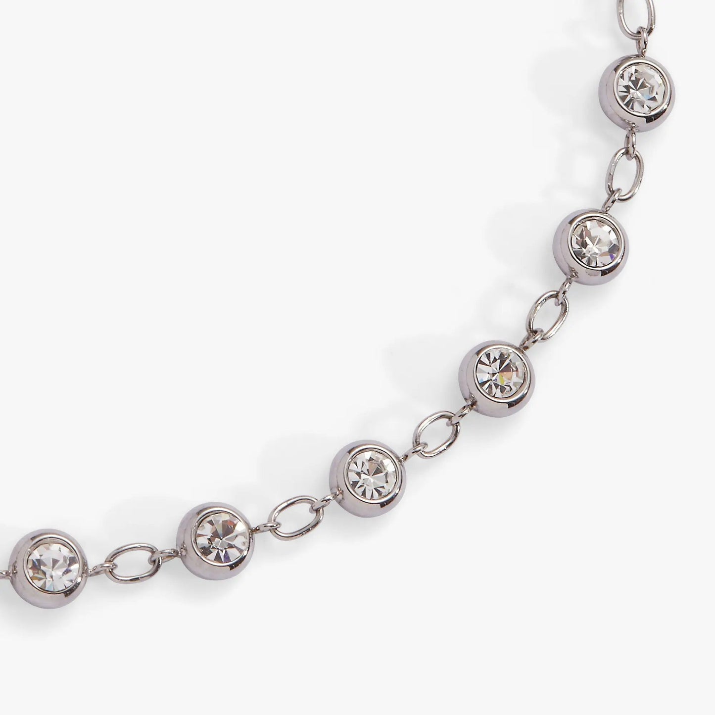 Crystal Pebble Bracelet with Adjustable Length