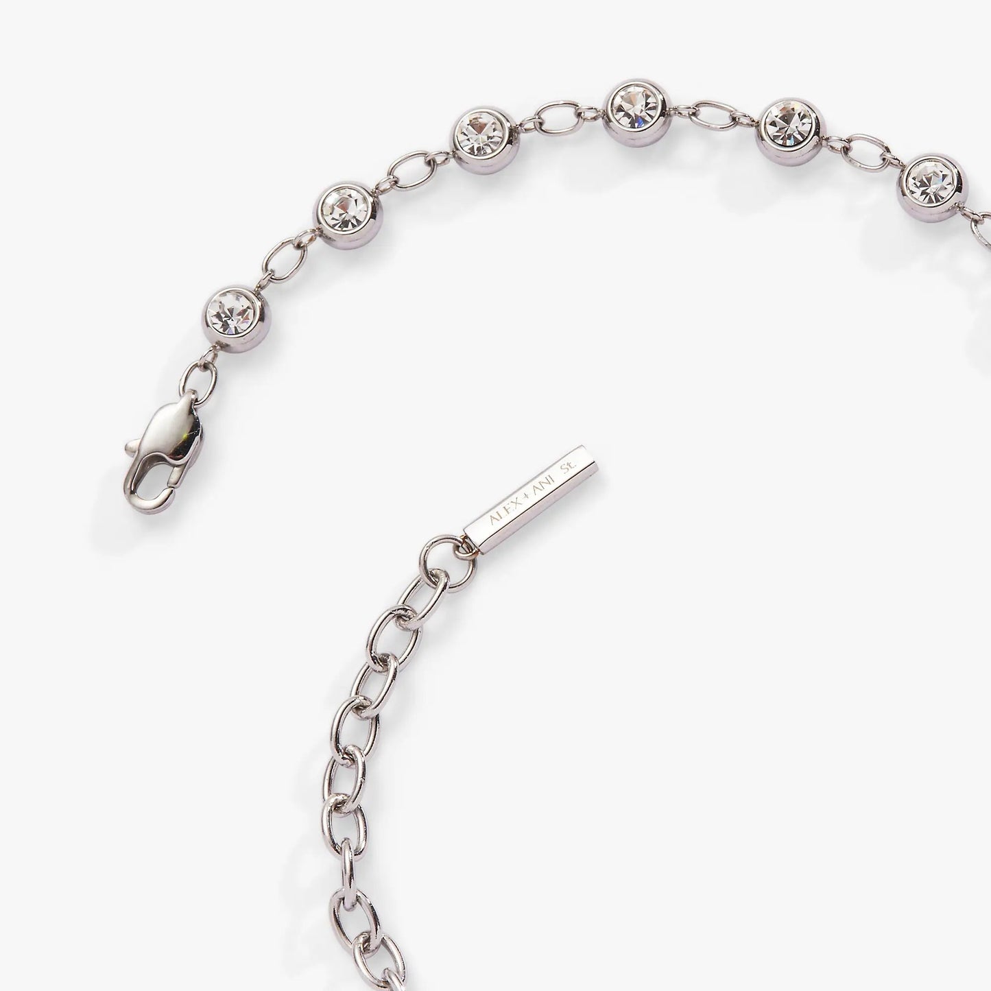 Crystal Pebble Bracelet with Adjustable Length