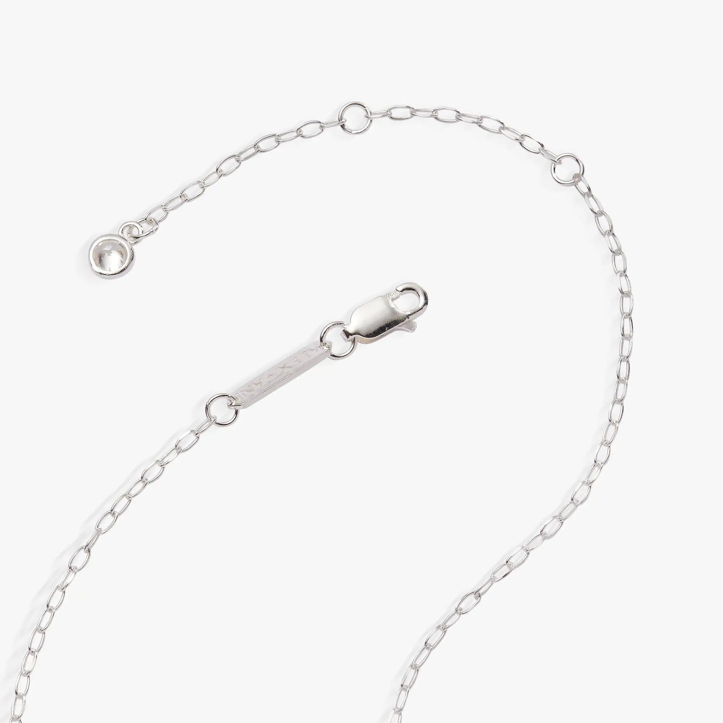 Aries Zodiac Necklace by ALEX AND ANI with bezel-set crystal pendant on silver chain on Tampa Home & Garden Store