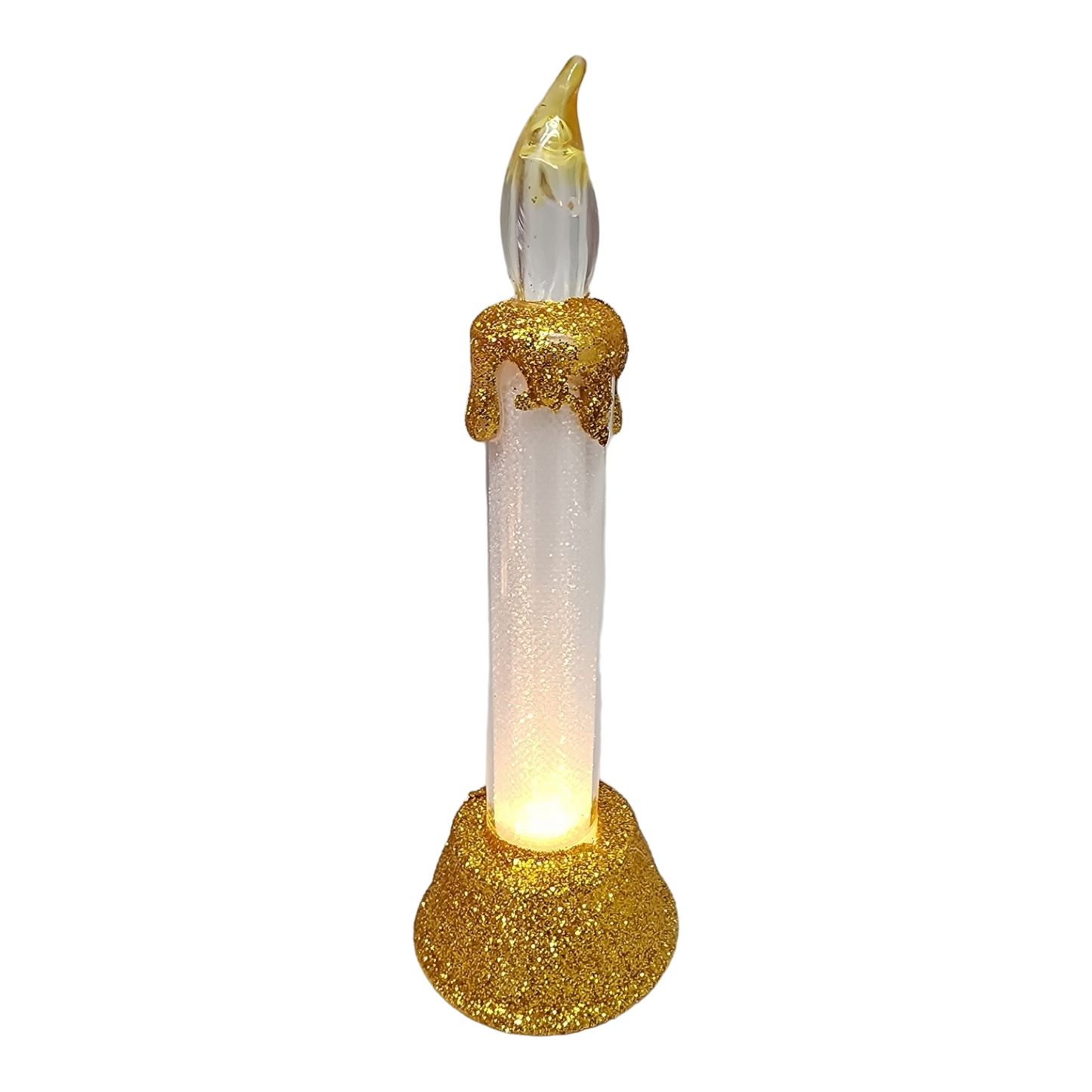 Vela LED brillante de 6 pulgadas iluminada -