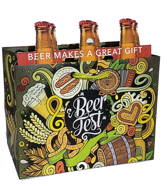Heavyweight Gift Bag for 6-packs - Brew Jest - Tampa Home & Garden Store