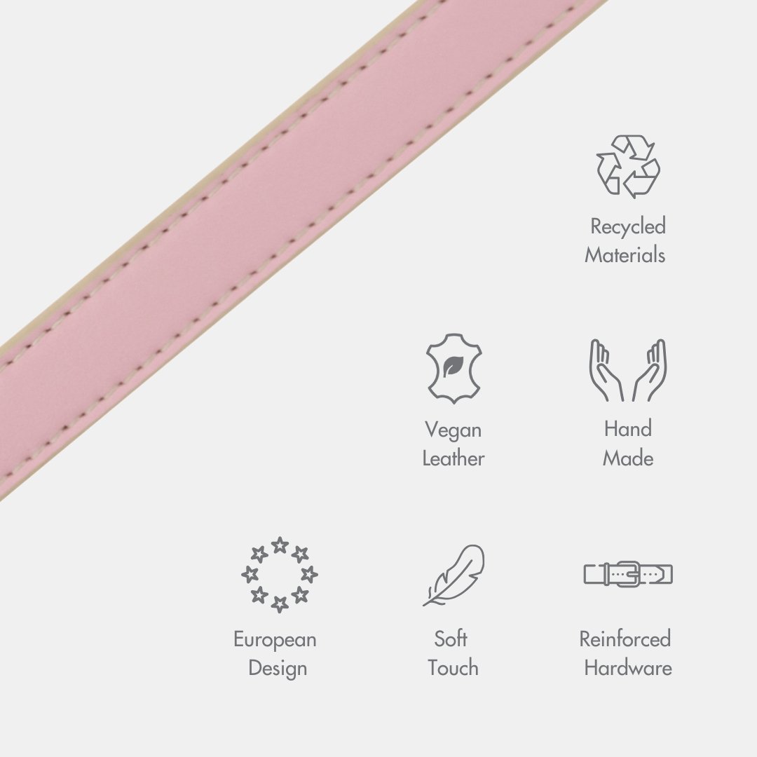 Collar con Air Tag - Cuero vegano - Cupertino