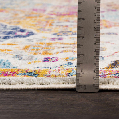 Custar Colorful Area Rug by Boutique Rugs in vibrant multicolor design on Tampa Home & Garden Store
