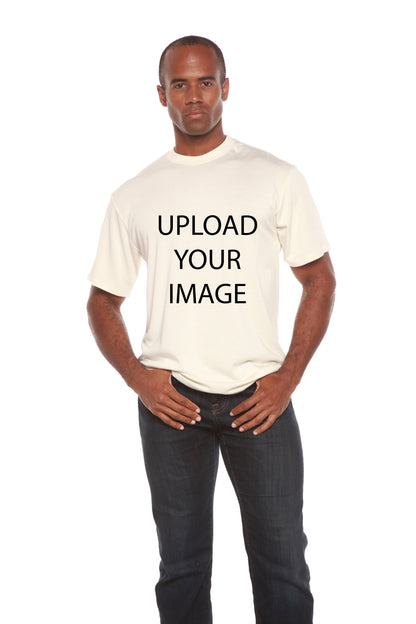 Custom Printed Men's Bamboo T Shirt with Upload Your Image placeholder by Spun Bamboo on Tampa Home & Garden Store