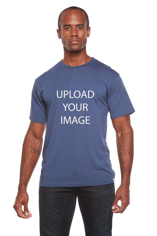 Men's custom printed short sleeve T-shirt bamboo viscose/organic cotton blend Spun Bamboo on Tampa Home & Garden Store