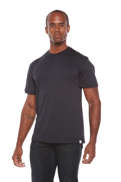 Custom Printed men's bamboo viscose organic cotton short sleeve t-shirt black Spun Bamboo on Tampa Home & Garden Store