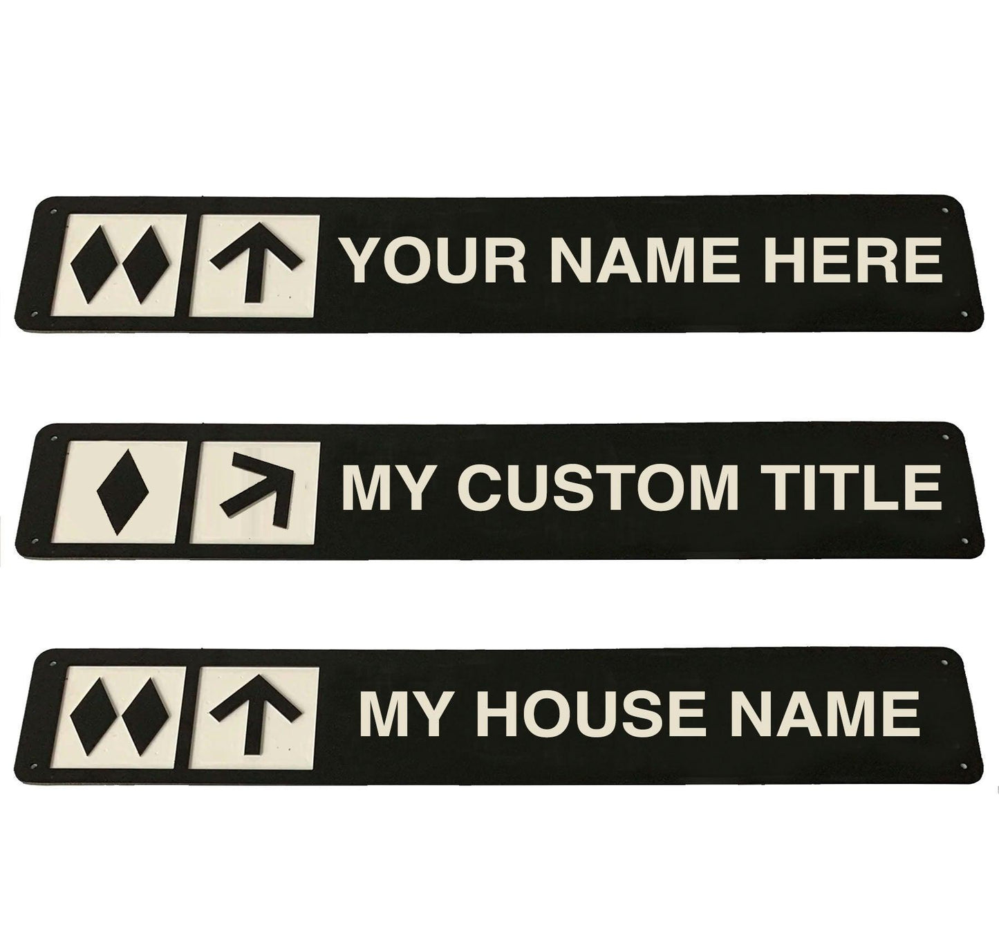 Custom Golf Cart Driver Plate and Color Options