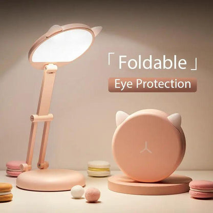 Cute Cat LED Desk Lamp for Kids Eye Protection