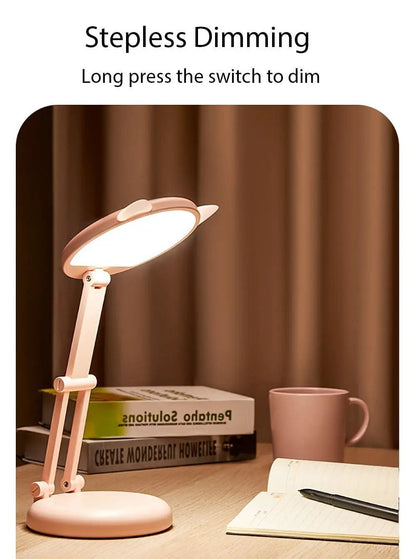 Cute Cat LED Desk Lamp for Kids Eye Protection