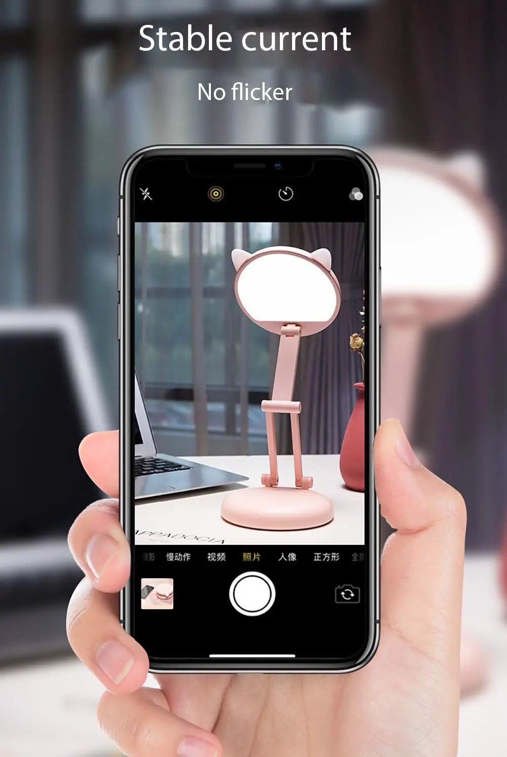 Cute Cat LED Desk Lamp for Kids Eye Protection