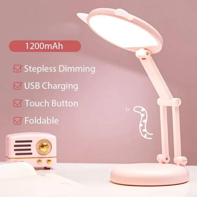 Cute Cat LED Desk Lamp for Kids Eye Protection