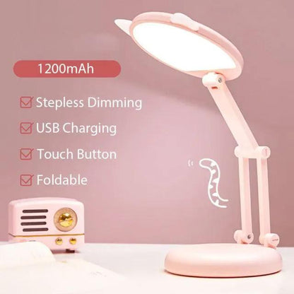 Cute Cat LED Desk Lamp for Kids Eye Protection